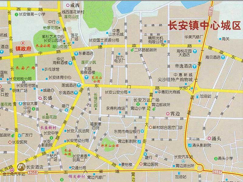 东莞长安地图